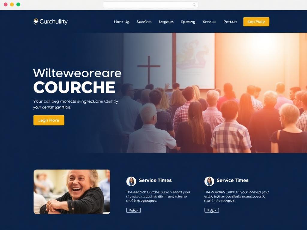Church Website Redesign preview